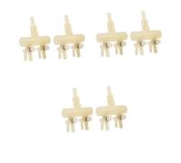 Alipis 3 Ensembles Distributeur Air pour Aquarium Splitteur De Flux pour Tuyaux De Accessoires Air pour Réservoirs De Poissons 2 Pièces * 3