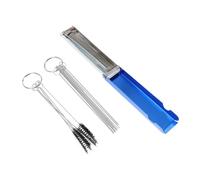 Alipis 3 ensembles Kit Outils Nettoyage Carburetor Jet Cleaner avec Aiguilles et Brosse pour Nettoyage Précis des Gicleurs Moto et Throttle Body et Réutilisable pour Entretien Moteur