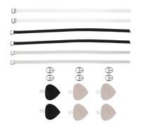 Alipis 3 Paires de Lanières en Cuir Microfibre Anti-dérapantes pour Chaussures à Talons Hauts Femme, Taille Unique, pour Danser Lors D'un Mariage