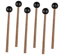 Alipis 3 paires Lot Maillets Professionnels pour Tambour Langue Bâtons de Percussion Durables Adaptés Aux Instruments de Musique comme Xylophone et Tambour Aériens