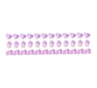 Alipis 3 Paquets Diffuseur D'aromathérapie en Pierre Naturel Décorations Pierres Claires Cristaux Pêche à Poisson Caillou Réservoir Ornements De Décor D'aquarium pour Violet,Mauve Cristal