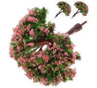Alipis 3 Pièces Arbre De Simulation De Micro-Paysage Accessoires D'arbres D'architecture Arbre De Fleurs Artificielles Mini Arbre Arbres De Jardin Féerique Arbres Miniatures Résine Green