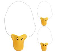 Alipis 3 Pièces Bec De Canard Déguisement Nez De Cosplay Avec Bande Élastique Accessoire Compact Pour Fête À Thème Animal Halloween Carnaval