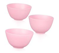 Alipis 3 pièces Bol à Mélanger Masque Facial Silicone Anti-chute Bols DIY pour Soins Visage Cuisine et Beauté Petite à Large Faciles à Nettoyer et Sécurisés