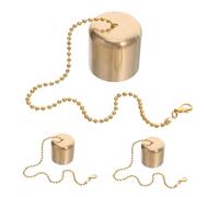 Alipis 3 Pièces Brass Candle Snuffer Covers Vintage Flame Extinguisher Caps For Oil Lamps Wine Bottles And Candles Elegant Metal Wick Fire Extinguisher Tool