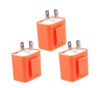 Alipis 3 Pièces Clignotant/arrière nombre auxiliaire Voyant de à LED lumière dirigé relais de voyant Orange