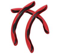 Alipis 3 Pièces Couvre Volant Fibre Antidérapant Lot Protection Grip Stable et Sécurisée pour Voiture Camion SUV Installation Facile et Design Élégant