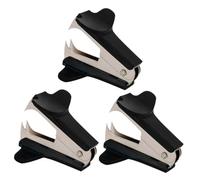 Alipis 3 pièces Dégrafeur de Bureau Pratique Outil de Retrait Agrafes Compact et Silencieux Extracteur Agrafes Portable pour Documents et Bureau