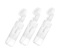 Alipis 3 pièces Lot de Distributeurs Mousse Vides Pet Pompe à Savon Rechargeable Flacon Transparent pour Shampooing Gel et Soins Visage Bouchon Large Pratique