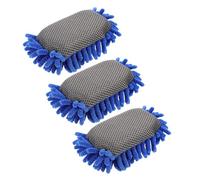 Alipis 3 pièces Lot de Gommes Effaceur Tableau et Pratiques Lavables Douces pour Craie et Marqueur Nettoyage pour Bureau et École