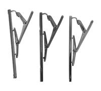 Alipis 3 Pièces Lot de Pinces à Cravate pour Homme, Pince à Cravate en Cuivre Noir Gravée, Finition Brillante, pour Mariage et Fête, Accessoire de Costume