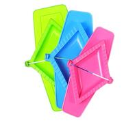 Alipis 3 Pièces Moule à Dumplings Carré Plastique Presse à Raviolis Antiadhésive pour Gyoza Empanadas et Samoussas Outil de Cuisine et Rapide pour Farces