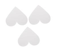 Alipis 3 pièces Moule à Gâteau Polystyrène Cœur Modèle Mousse Rigide Hauteur Décoration Pâtisserie Réutilisable pour Cake Design Créatif