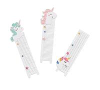 Alipis 3 Pièces Peignes à Cheveux Adorables avec Dents Serrées Jolis Peignes pour Coiffure Facile Pratiques avec Motifs Licorne