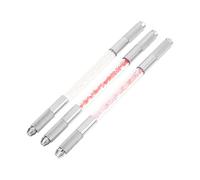 Alipis 3 pièces Stylo Sourcils Double Extrémité Cristal Stylo Feutre à Aiguille pour Maquillage Professionnel et Facile à Utiliser Débutants