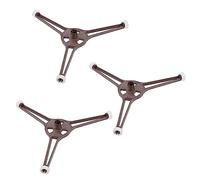 Alipis 3 Pièces Support Plateau Tournant Micro-ondes Anneau Et Pied à Roues Remplacement Pratique Pour Rotation Uniforme Adapté Four Micro-ondes Maison Et Bureau