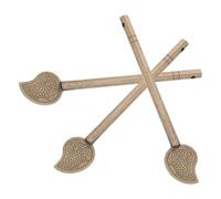 Alipis 3 Pièces Verrou de Verrouillage Chinois en Laiton, Épingle de Feuille, Décorative, Sécurité Renforcée, pour Armoire et Penderie, Style Chinois Classique Vintage