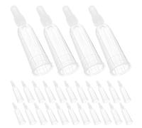 Alipis 30 Bouchons D'ampoules Transparents 2ml, Embouts Applicateurs en Plastique pour Flacons de Laboratoire, Coupe-bouteilles Précis et Contrôle du Dosage, Accessoires pour Soins Peau