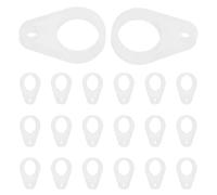 Alipis 30 Pièces Anneau en Silicone Anti-perte de 8 Mm pour Appareil Auditif, Maintien Sécurisé, Accessoire Pratique pour Seniors et Aidants, Protège Efficacement la Chute