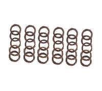 Alipis 30 Pièces Bague en Rotin Naturel Artisanat Couronne Bague en Rotin Séché Couronne De Bricolage en Couronne De Noel en Mini Couronnes pour L'artisanat Décor DIY Bambou