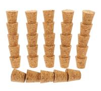 Alipis 30 Pièces Bouchons De Liège Coniques 1.50X1.50X1.20Cm Bouchons De Bouteille Réutilisables Pour Vin Accessoires De Vinification Maison Bar Restaurant