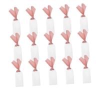 Alipis 30 Pièces Étiquettes de Table Acrylique Transparentes avec Ruban Cartes de Réservation de Siège pour Mariage Marque-places Résistants et Réutilisables pour Décoration de Fête
