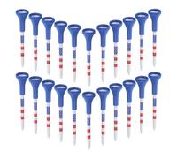 Alipis 30 pièces Golf Ball Tees with Soft Sleeves Stars and Stripes Design Stable Grip for Indoor Outdoor Practice Training Aids for Beginners