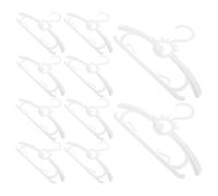 Alipis 30 pièces Lot de Cintres Garçon Fille Rétractables Antidérapants Protège Épaules Ajustables Nés et Tout-Petits Organisateur de Dressing Plastique pour Vêtements Garçon Fille et