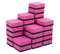 Alipis 30 Pièces Mini Magnetic Whiteboard Eraser Set Portable Dry Erase Cleaner With Reusable Felt Pads For Classroom Office Teacher Supplies