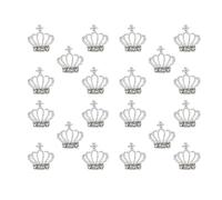 Alipis 30 pièces Nail Decal Couronne Cristal Accessoires Manucure DIY pour Ongles Décoration Bricolage