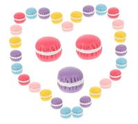 Alipis 30 pièces Resin Flatback Macaron Charms For DIY Hair Clips And Phone Case Decor Macaron Embellishments For Crafting And Jewelry Making