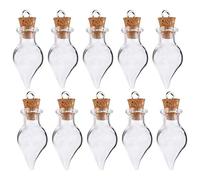 Alipis 30 Pièces Souhaitant Flacon De Parfum Bricolage Souhaitant des Bouteilles Bocal en Verre De Liège Verre à Haute Teneur en Borosilicate en Verre Pot Décoratif