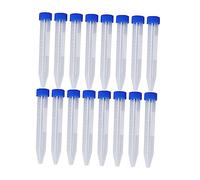 Alipis 30 Pièces Tubes à Essai Gradués Lot pour Expériences Scientifiques Transparent avec Couvercles à Vis Idéals pour Moléculaire et Chimie