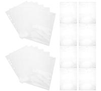 Alipis 30 Pochettes Photo Transparentes 10 X 15 CM pour Album A5 6 et 3 Anneaux Protection Polypropylène Recharges pour Cartes Postales et Fiches Recettes Rangement Bureau et
