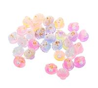 Alipis 30pcs Accessoires Bijoux en Résine Coquillage Phosphorescent pour Fabrication de Bijoux, Design Unique, Haute Fidélité, Décor Cadre Photo ou Aimants Réfrigérateur