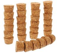 Alipis 30Pcs Bouchons en Liège Bouchons De De Vin en Bois Bouchons De Liège Coniques Bouchons De Liège en Bois Tendre Fournitures De Bricolage De Remplacement pour Le Vin