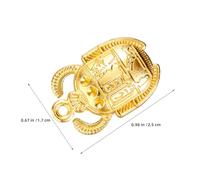 Alipis 35 ornements scarabées égyptiens : breloques rétro pour bijoux - pendentifs scarabées égyptiens dorés pour la création de colliers et bracelets