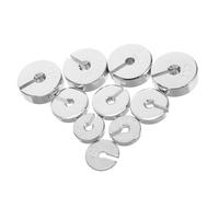 Alipis 35 Pièces Hooked Calibration Weight Set For Laboratory Physics Experiments Precise Scale Weights With Variety Of Hooked And Slotted Options For Teaching And Research