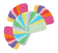 Alipis 36 Enveloppes de Dépôt D'entreprise en Carton Coloré Fermeture Sécurisée Réutilisables pour Gestion D'argenté en Restaurant ou Gestion de Trésorerie Couleur Couleur Aléatoire