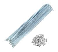 Alipis 36 pièces Rayons Vélo Acier J Bend Lot Remplacement Support Stable pour Réparation VTT