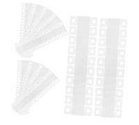 Alipis 360 Pièces Languettes Autocollantes Transparentes à Trou Rond pour Présentoirs de Vente Au Détail Crochets Adhésifs Réutilisables pour Suspension de Petits Articles