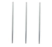 Alipis 3paires Baguettes Acier Inoxydable De Pour Fondue Chinoise Et Friture De Baguettes Extra Longues Pour Plats Chauds