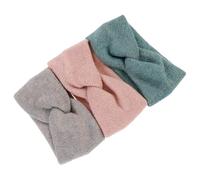 Alipis 3pcs Bandeaux D'hiver en Coton pour Femmes, Élastiques et Respirants, Larges et Chauds, pour Protéger Oreilles Pendant L'hiver