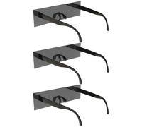 Alipis 3pcs Lunettes de Censure Fantaisie Noires en Pc, Forme Pixelisée, Confortables et Stables, pour Carnavals et Fêtes D'halloween