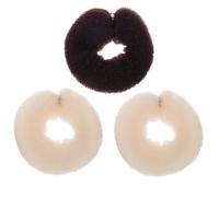 Alipis 3pièces Lot De Bigoudis Nylon Pour Chignon Queue De Cheval Accessoires De Coiffure Diy