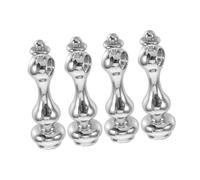 Alipis 4 Ensembles Accessoires de Railing Connecteurs de Meubles Tête Gourd pour Armoires à Vin Lot de Installation Facile