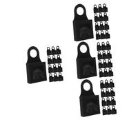 Alipis 4 Ensembles Coffret Vin Rouge Porte-Bouteille Étiquettes De Vin Mini Boîtes De Charcuterie Décor De Bouteille De Vin À Vin Black Papier Kraft 20 Pièces * 4