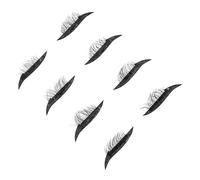 Alipis 4 paires Autocollants Eyeliner Paillettes Étanches Cils Auto-adhésifs pour Maquillage Facile et Tenue
