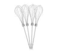 Alipis 4 Pièces Accessoires pour Mixeur à Main Acier Inoxydable Batteurs de Remplacement pour Battre Œufs Pétrir Pâte et Fouetter Crème