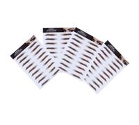 Alipis 4 Pièces Autocollants pour Sourcils 6d Marron Imperméables et Réutilisables en Papier Hydrosoluble pour Maquillage Durable Sourcils Naturels et Élégants